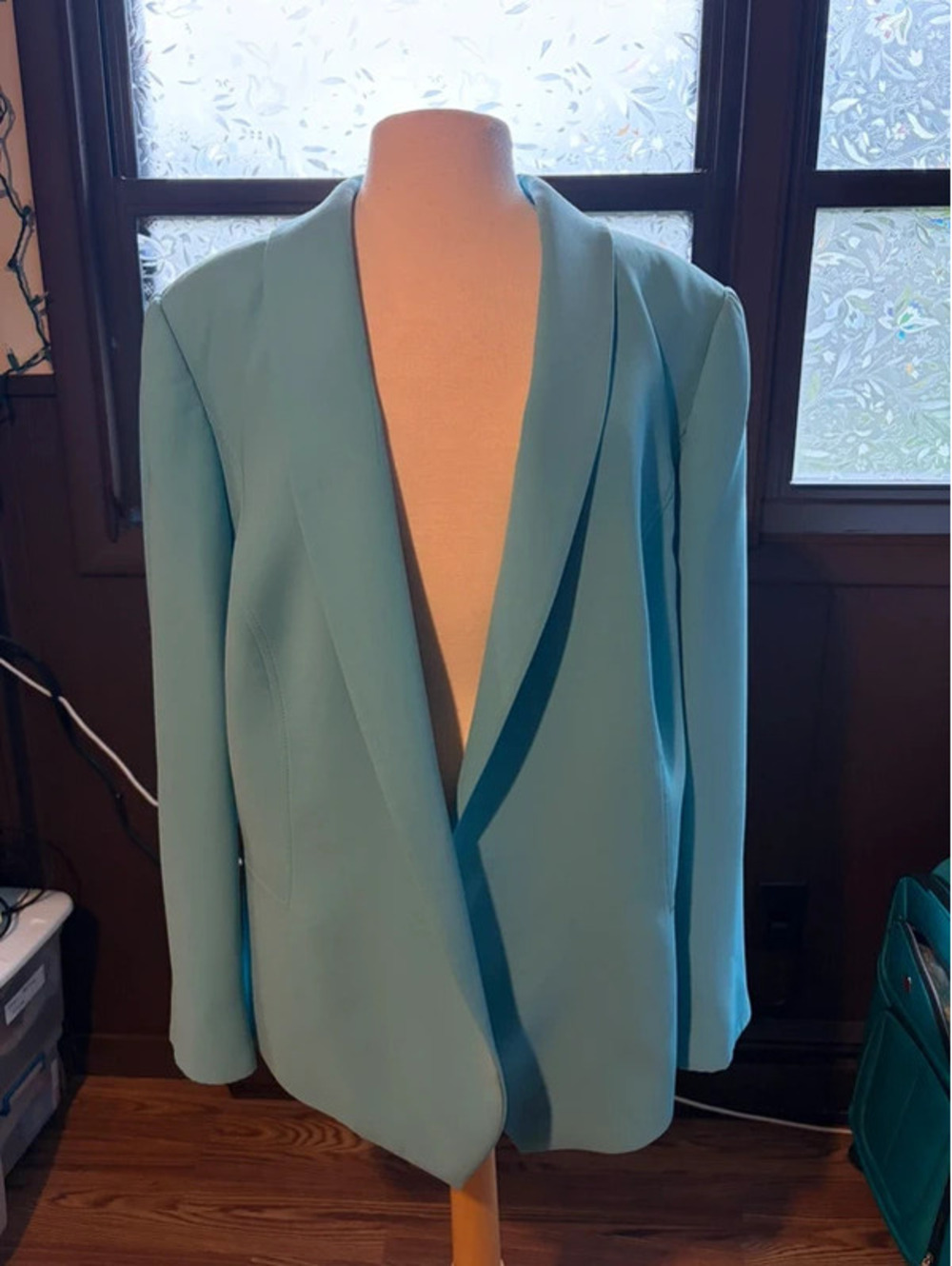 Tahari Sky Blue Blazer